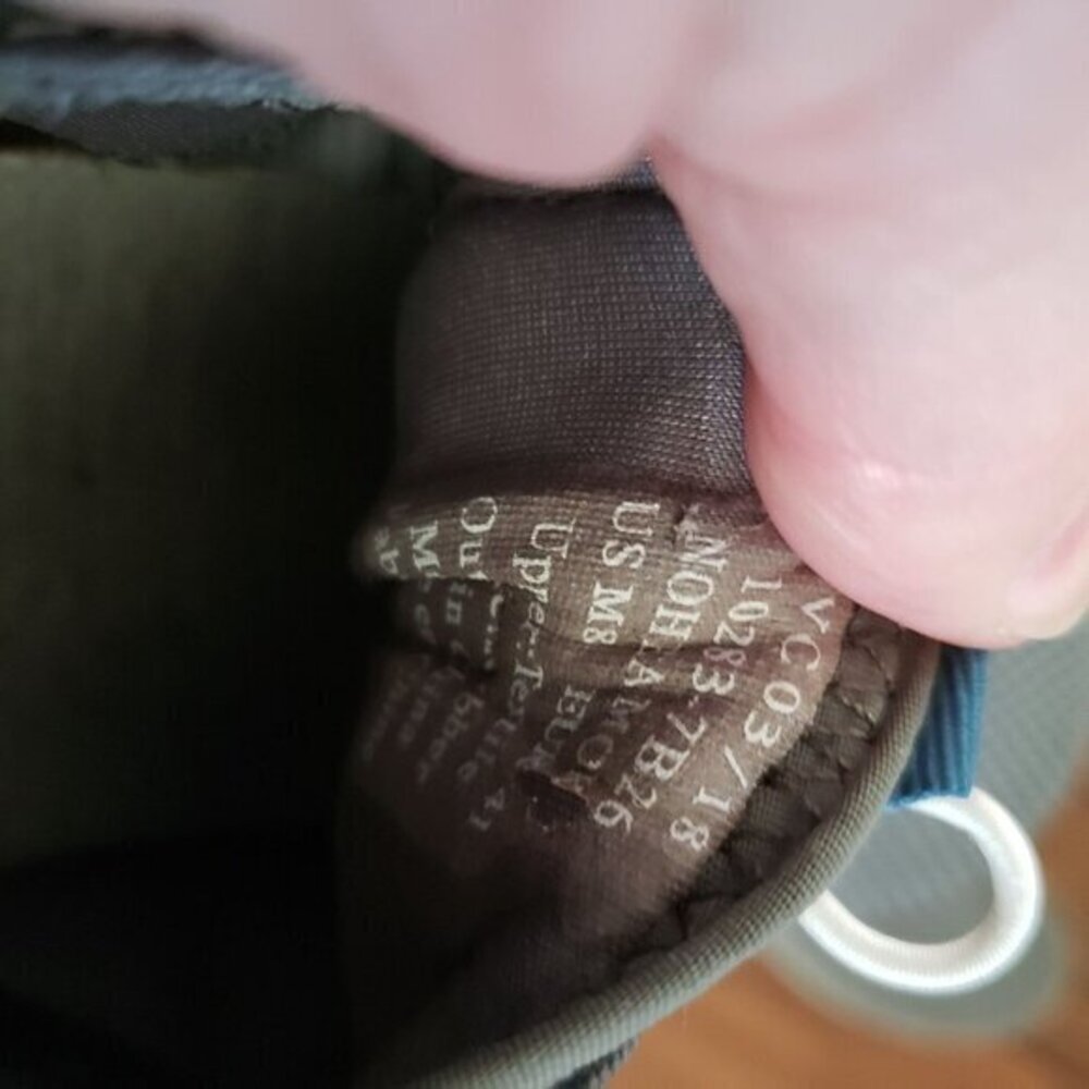 Olukai Nohea Moku Mens Boat Shoes Gray Grey Pre-Owned Size 8 - Picture 9 of 16